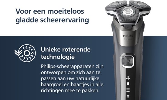 Philips Shaver 5000 Series S5898/25 - Elektrisch scheerapparaat – met trimmer – mannen