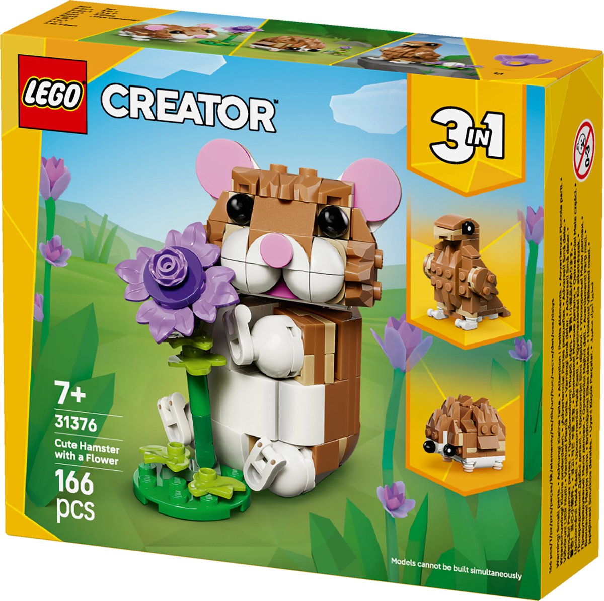 LEGO® Creator 3in1 Schattige Hamster met Bloem - 31376 — afbeelding 21
