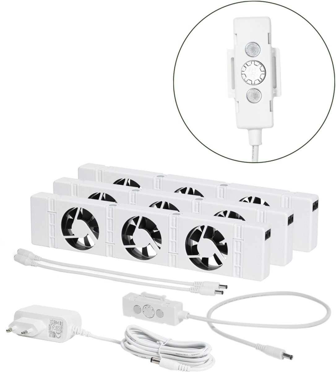 SpeedComfort Radiator Ventilator Trio set