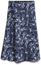 Vero Moda Inara Midi Rok Blauw L Vrouw