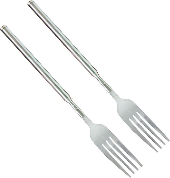 Uitschuifbare vork telescoopvork metaal 62cm kopen