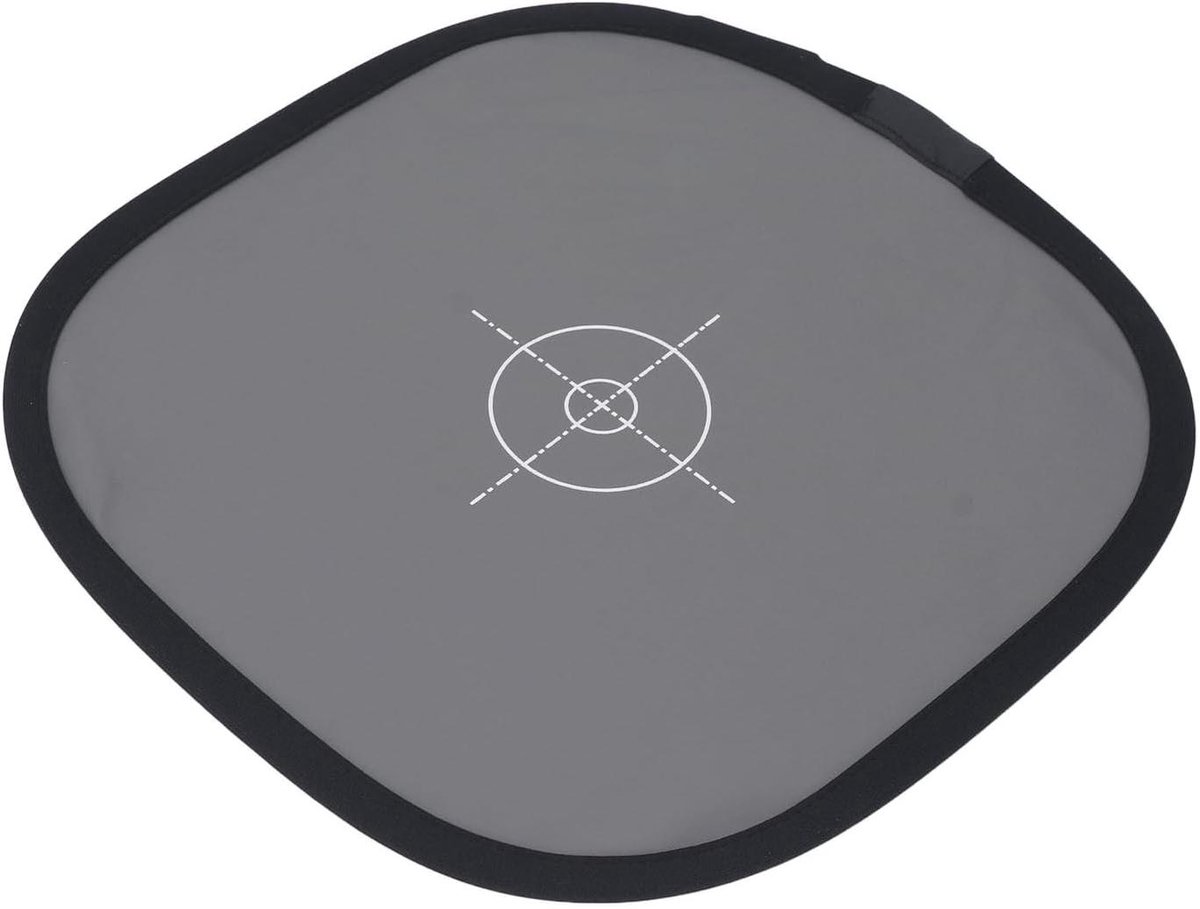 Cosensi - Opvouwbaar Focusbord 30 cm Witbalans 18% Grijs Referentie Fotografie Onderwerp