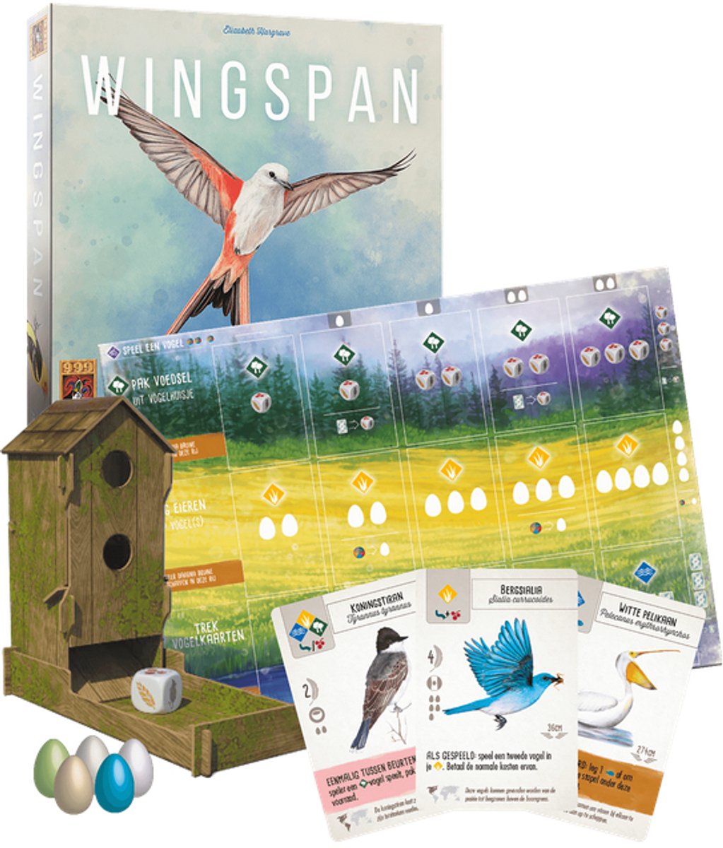 999 Games - Wingspan - Bordspel - Prachtig vormgegeven - Ook voor 1 speler - Gezelschapsspel — afbeelding 16