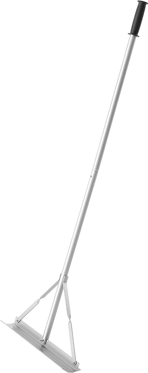 VEVOR Teerstrooier 508 mm, Aluminium Teerkrabber, Grindkrabber met 1510 mm Handvat, Asfalthark voor het Egaliseren van Asfalt en Grond, Betonbestrating, Zand Gladmaken, Zonder Tanden — afbeelding 2
