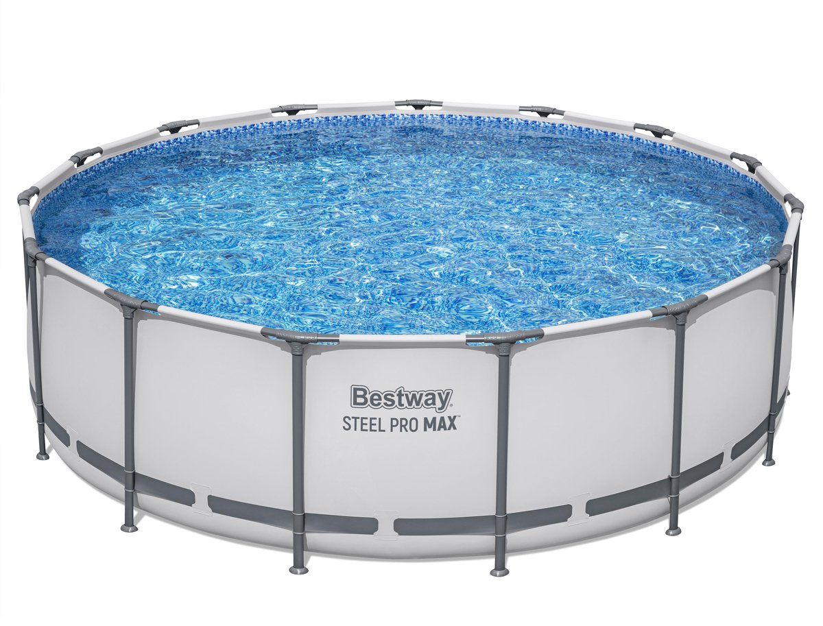 Bestway Steel Pro MAX kit piscine avec pompe de filtration - Ø 457 x 122 cm