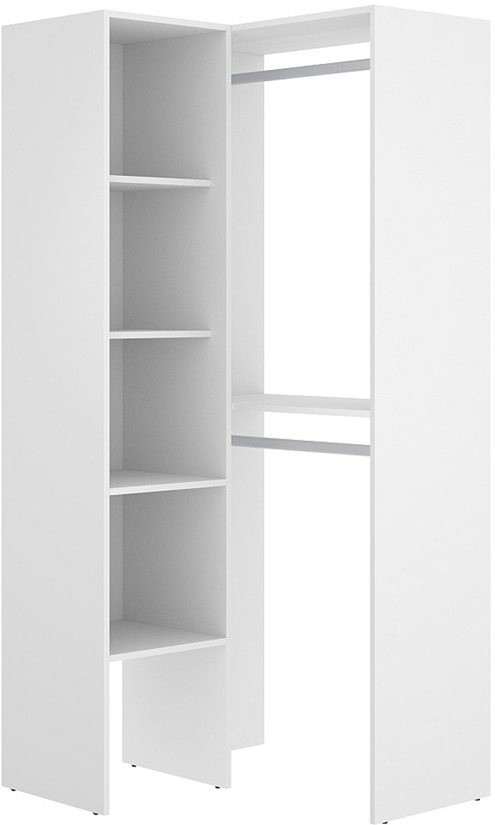 Vente-unique Hoekkast - L79 cm - Wit - FERDINAND
