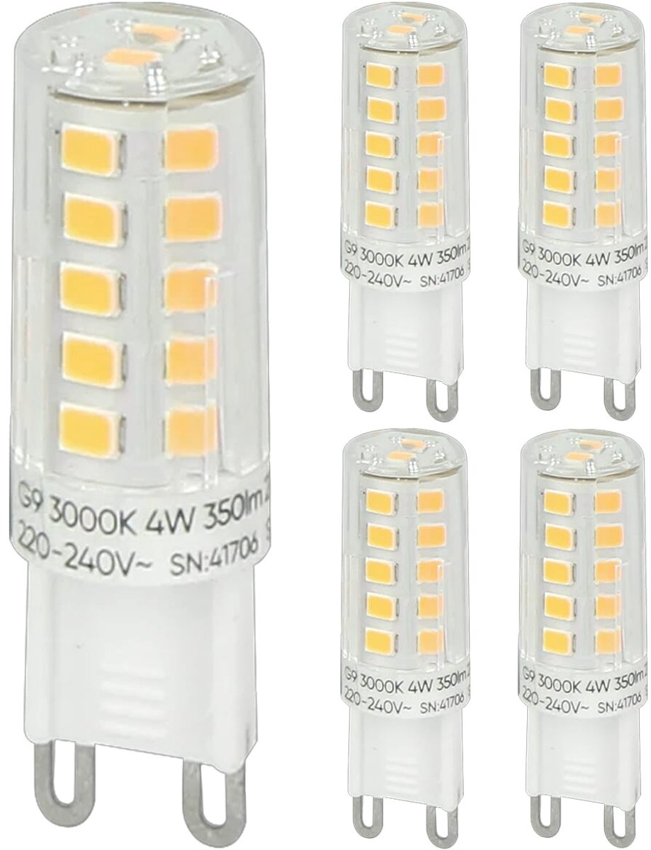LED line LITE LED Insteeklamp G9 - 4W (vervangt 30W) - 350lm - Ø16mm - 230V - Energiezuinig - 5 stuks