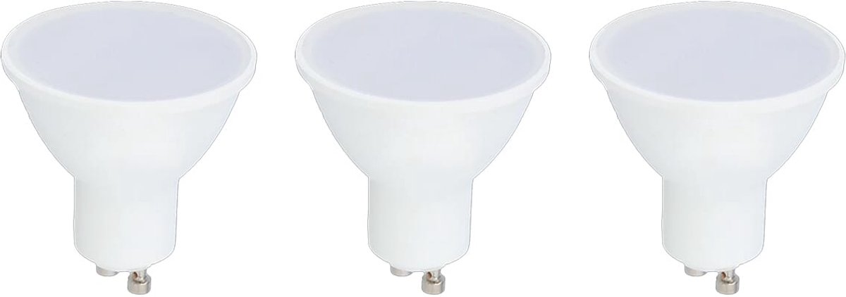 LED line LED Spot GU10 - 3W (vervangt 20W) - 240lm - Ø50mm - 230V - Energiezuinig - 3 stuks