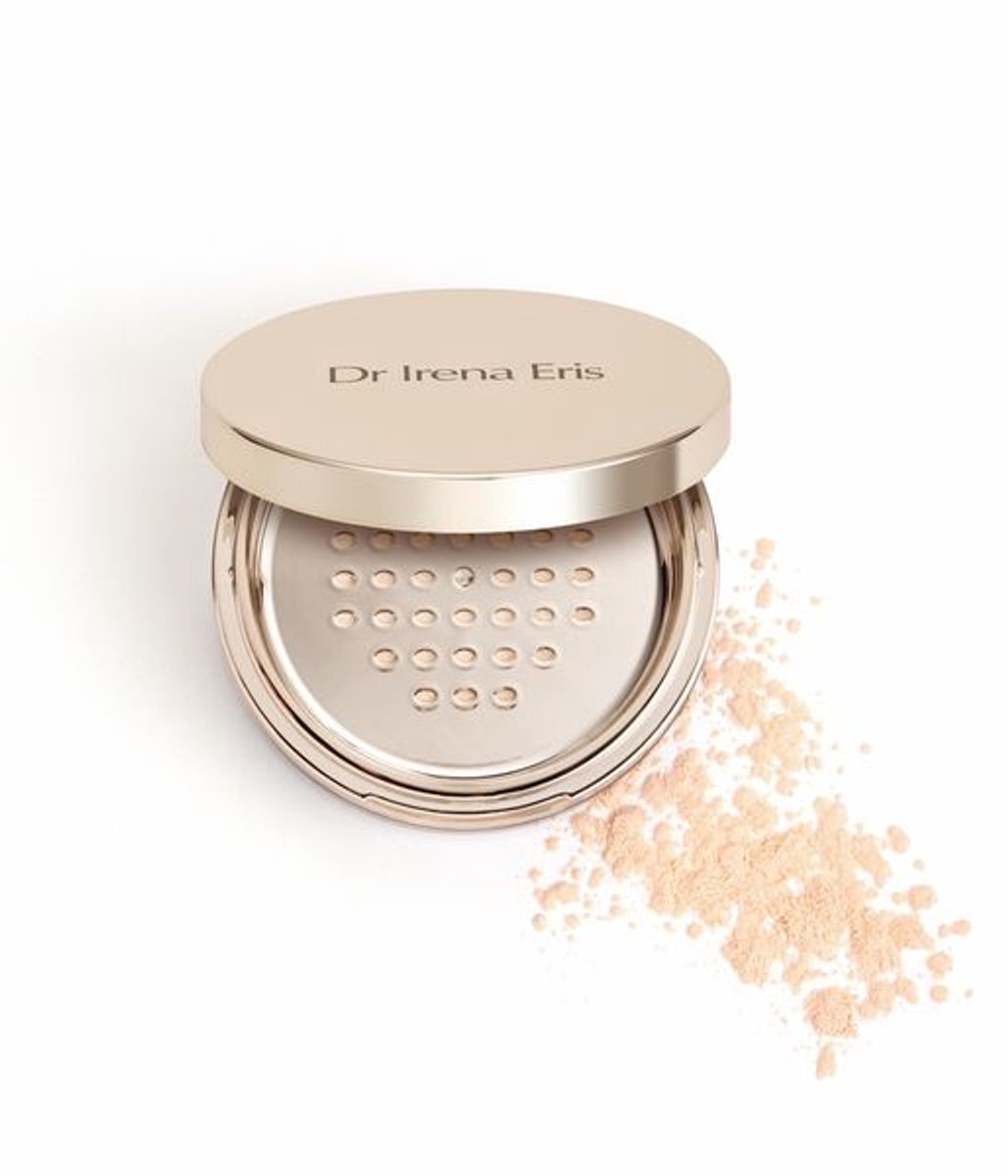 Dr Irena Eris Illuminating Loose Powder Natural 11 g - Verhelderende Losse Poeder Met Glow Finish - Fixerende Setting Powder Voor Een Stralende En Egale Huid - Voor Langdurige Make-up Fixatie En Een Natuurlijke Glow