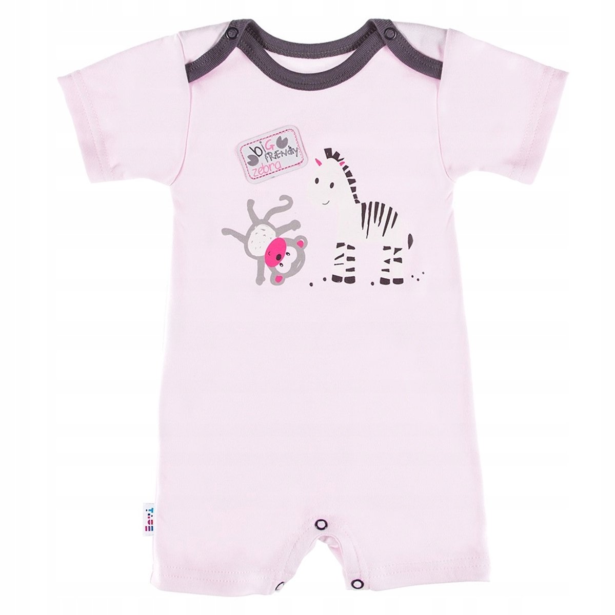 Eevi Romper Maat 74 Katoen Roze Sawanna - Zomerkleding Baby