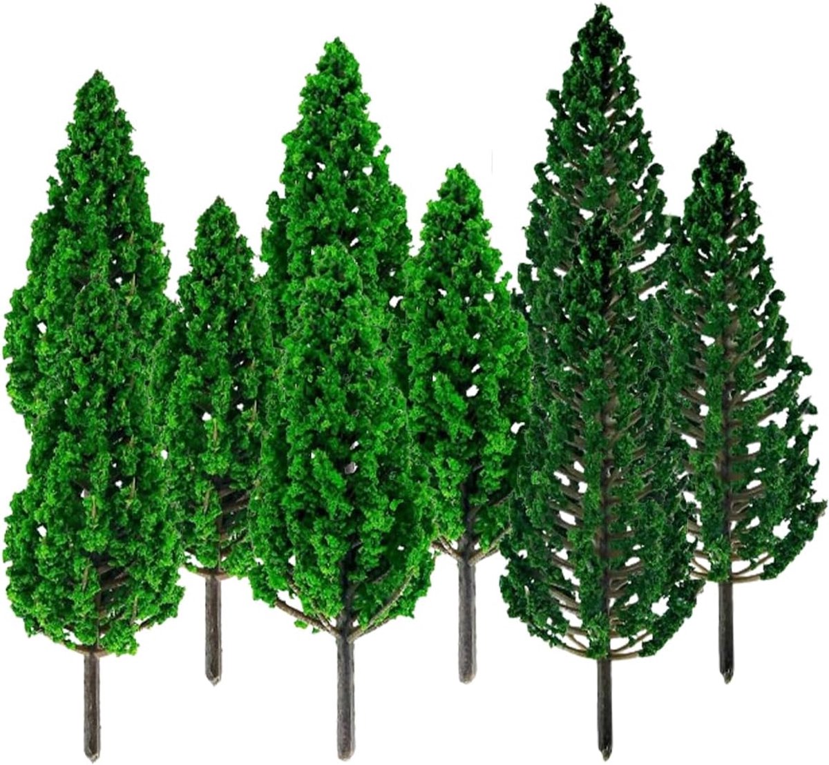 24 Pieces Model Railway Landscape - Mini Model Trees - DIY Landscape - Miniature Landscapes - Architecture Model