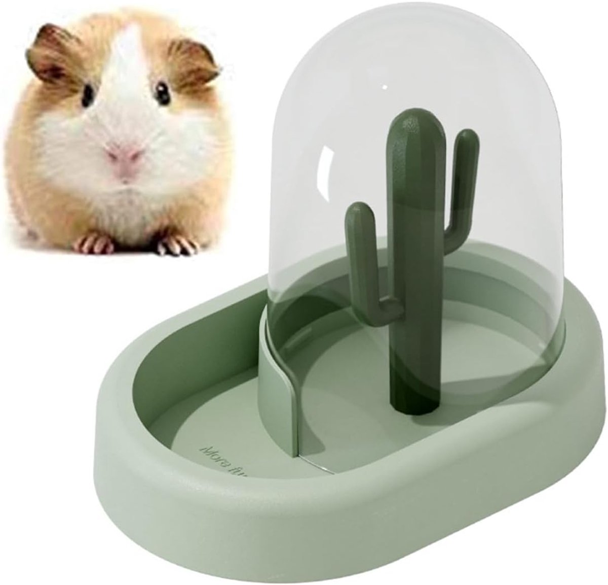 Automatische Hamster Voeder – Transparante Hamster Voeder – Geschikt voor Hamsters – Cavia’s – Papegaaien – Mini Egels (Groen)