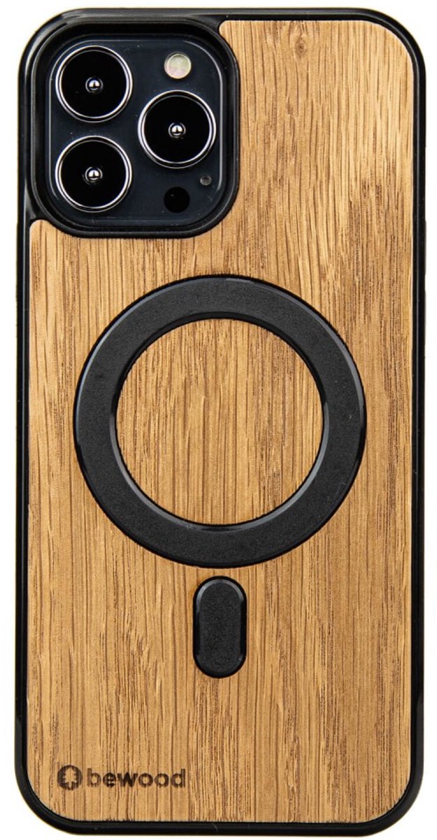 Bewood – Houten hoes – voor iPhone 13 Pro Max – Eikenhout – Met MagSafe