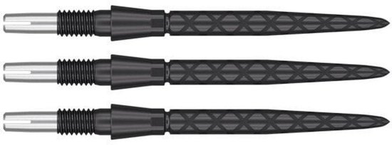 Target Darts SP Storm Diamond Dartpunten 35MM Zwart - Roestvrij Staal Swiss Point Technologie - Machine Laser Geëtste Diamond Grip - 3 Stuks - Compatibel met Swiss Point Barrels