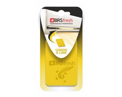 BRS FRESH Luchtverfrisser voor Airco binnenunit - 1 Stuk - Geur: Lemon & Lime - Geurhanger voor Thuis & Auto - Langdurige Polymeer Geur