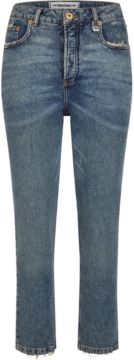 Marc Aurel - blauwe cropped mom jeans - maat 36