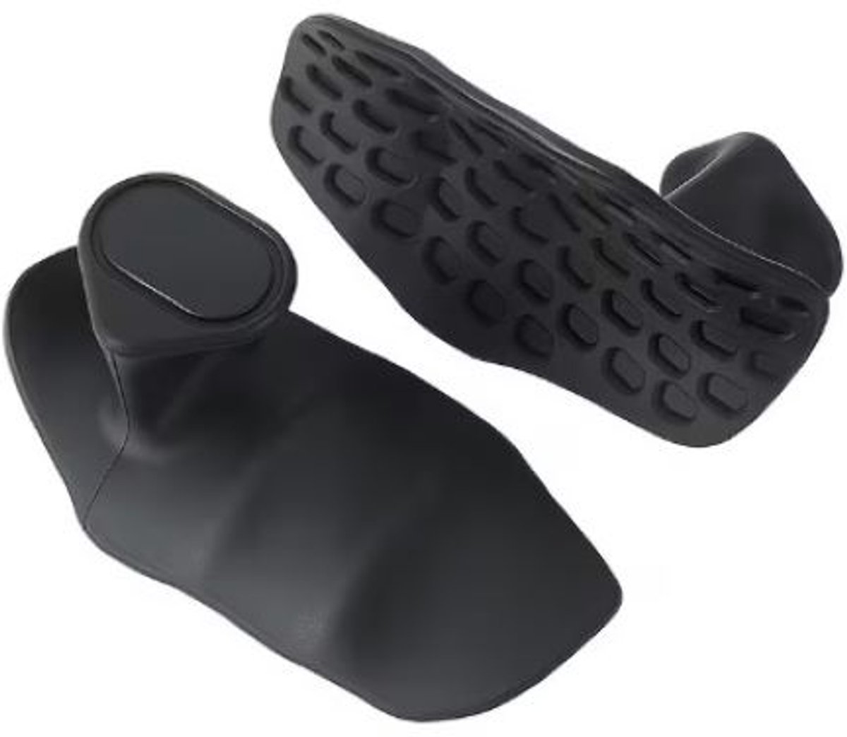 Lughi Fitness Grip Set – Anti-Slip Handgrip – Bescherming voor Kracht training, Pulley & Battle Rope – Zwart