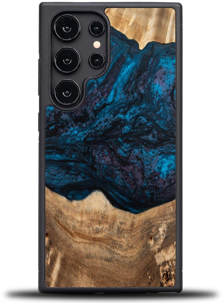 Bewood – Unique hoes – voor Samsung Galaxy S24 Ultra – Planets – Neptunus