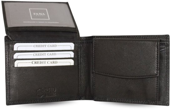 Portefeuille Homme Cuir Véritable Zwart - Portefeuille Cuir - Tout Cuir - Billfold - Portefeuille Homme
