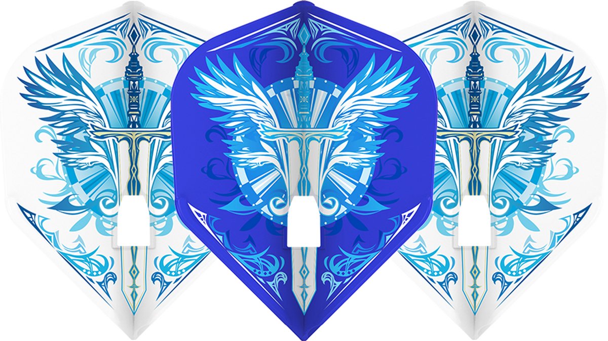 L-Style Champagne Flight L3 Shape Tetsuya Fujiwara Mix - Dart Flights
