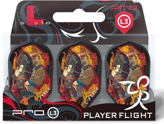 L-Style L3 Pro Alexander Merkx Black - Dart Flights van L-Style — afbeelding 2