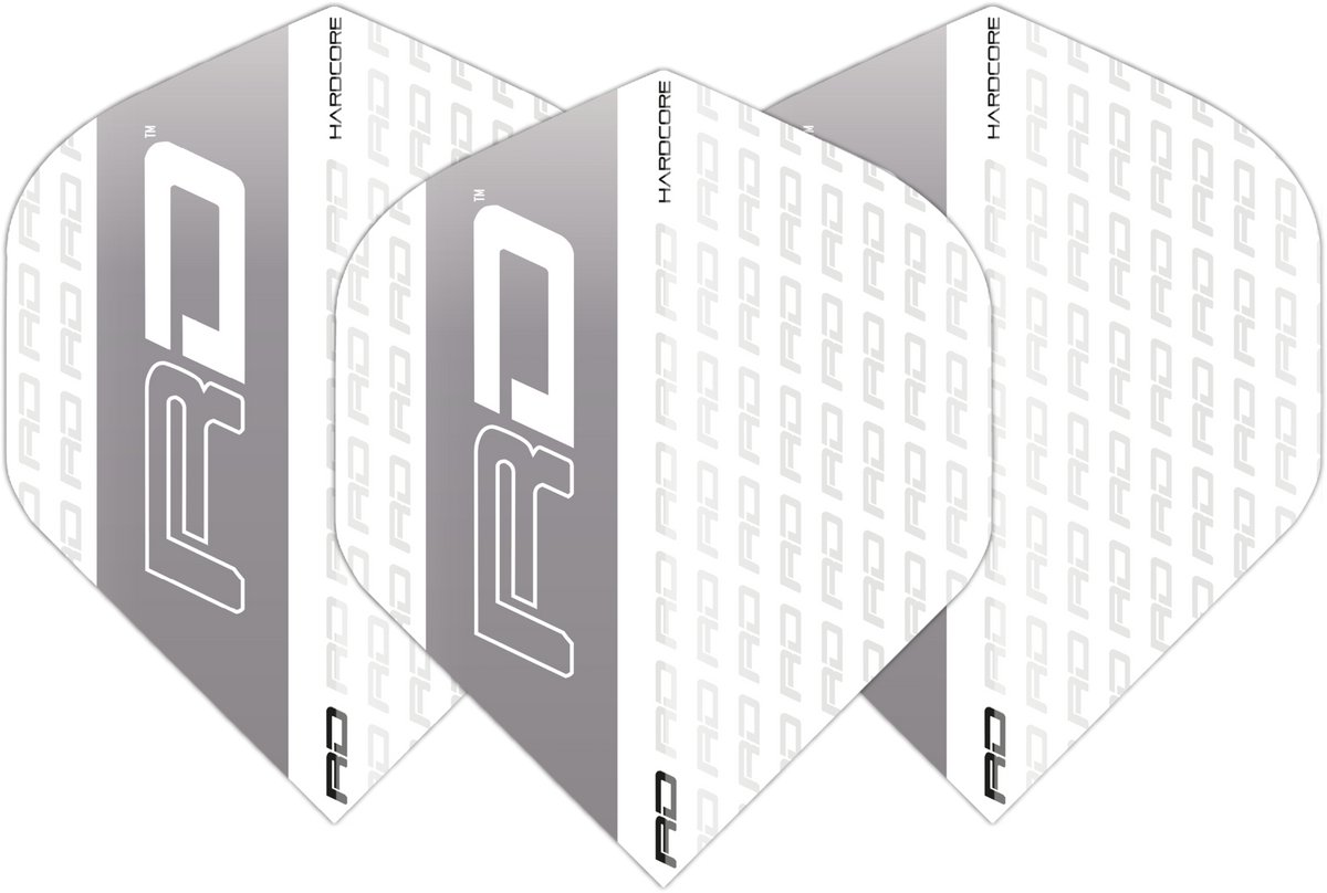 Red Dragon Hardcore XT White Grey RD - Dart Flights