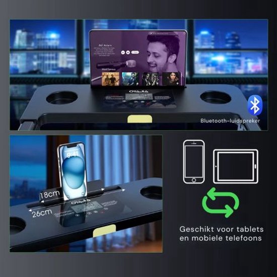 Serolux® Loopband 4-in-1 12 km/u Inklapbaar Zwart - Serolux® - €245,99