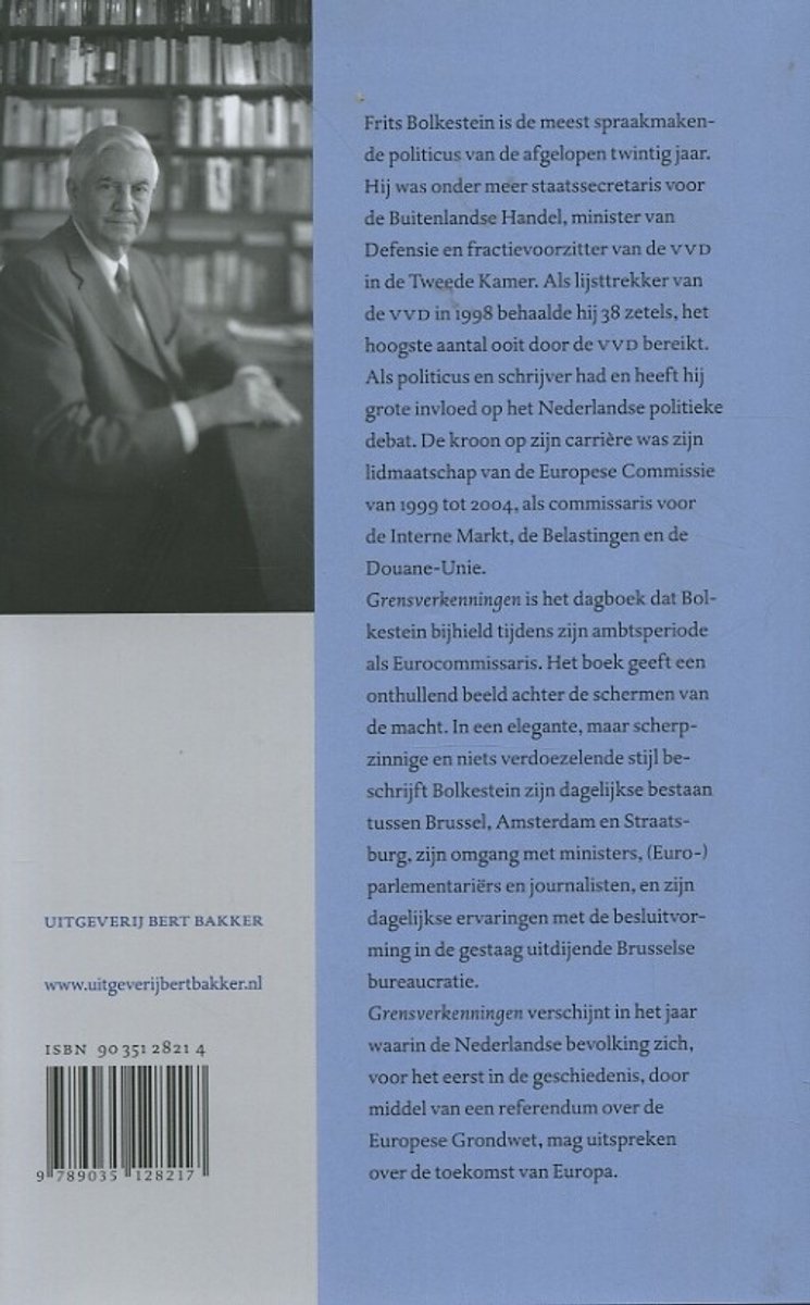Grensverkenningen - back cover