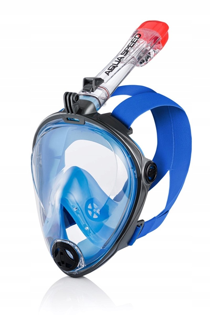 Aqua Speed ​​Spectra 2.0 volgelaatsmasker snorkelen S/M - Blauw