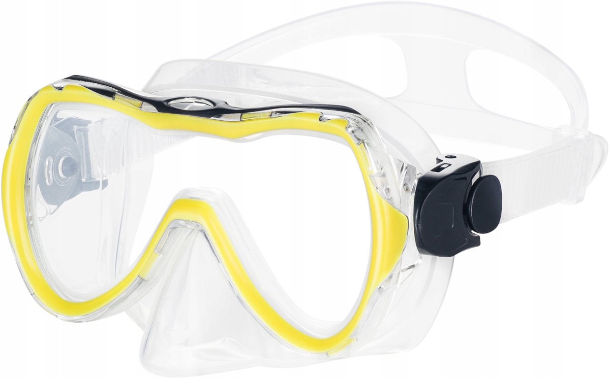 Aqua Speed Enzo Kinder Duikbril Geel - 180° Zicht