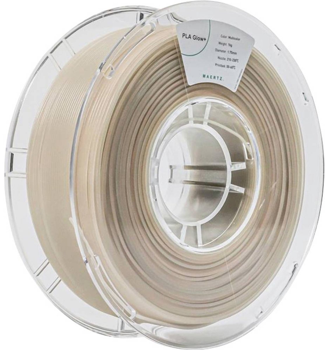 Maertz PMMA-1016-003 PMMA-1016-003 Filament PLA Glow+ 1.75 mm 1000 g Meerdere kleuren 1 stuk(s)
