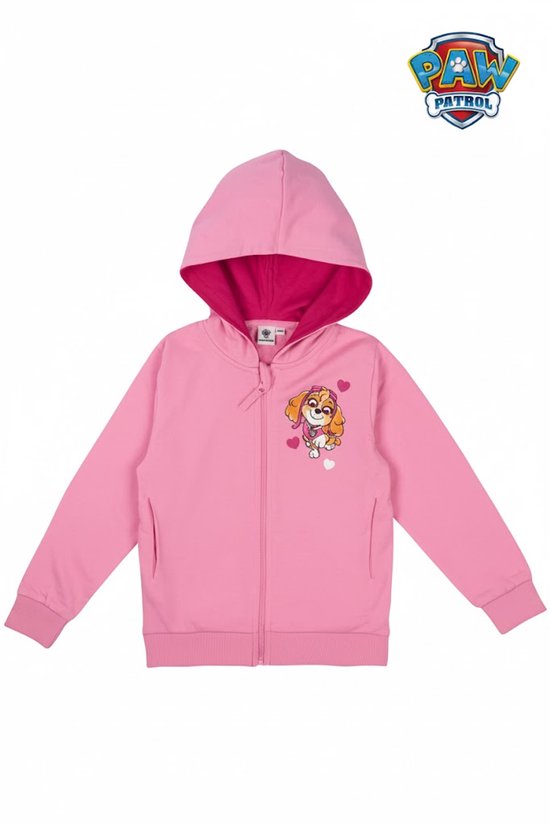 Gilet PAW Patrol - Taille : 122/128 - Sweat-shirt/Pull - Vêtements PAW Patrol - Vêtements pour enfants - Vêtements Filles - Haute qualité - Extra doux - Bébé - Skye - Gilet confortable