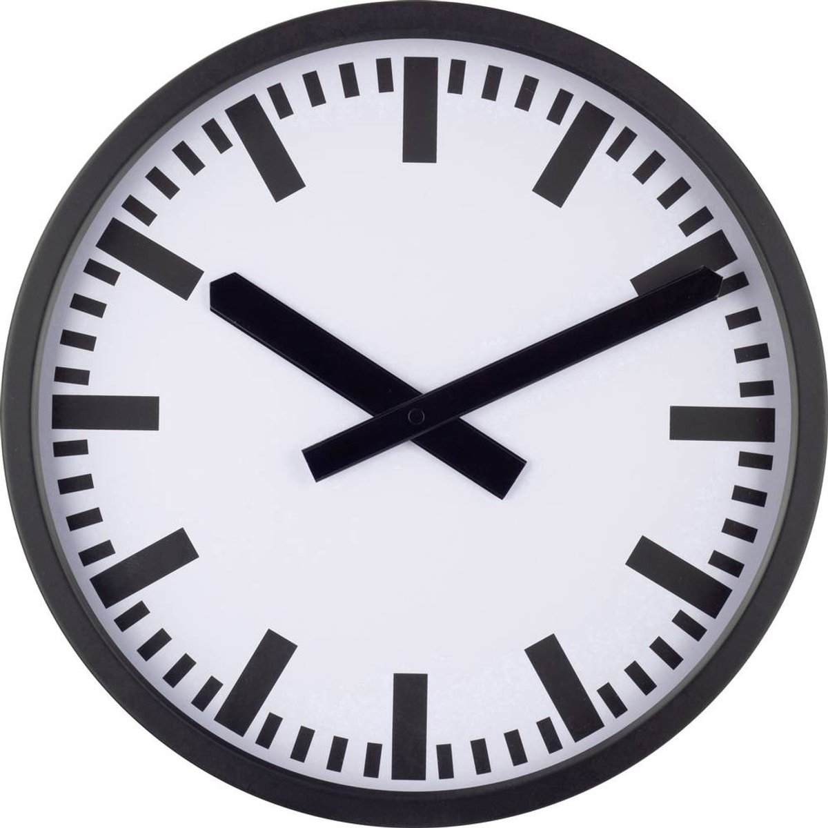 EUROTIME 59540-05 Zendgestuurde klok Zendergestuurd 35 cm x 35 mm x 5 cm Zwart (mat)