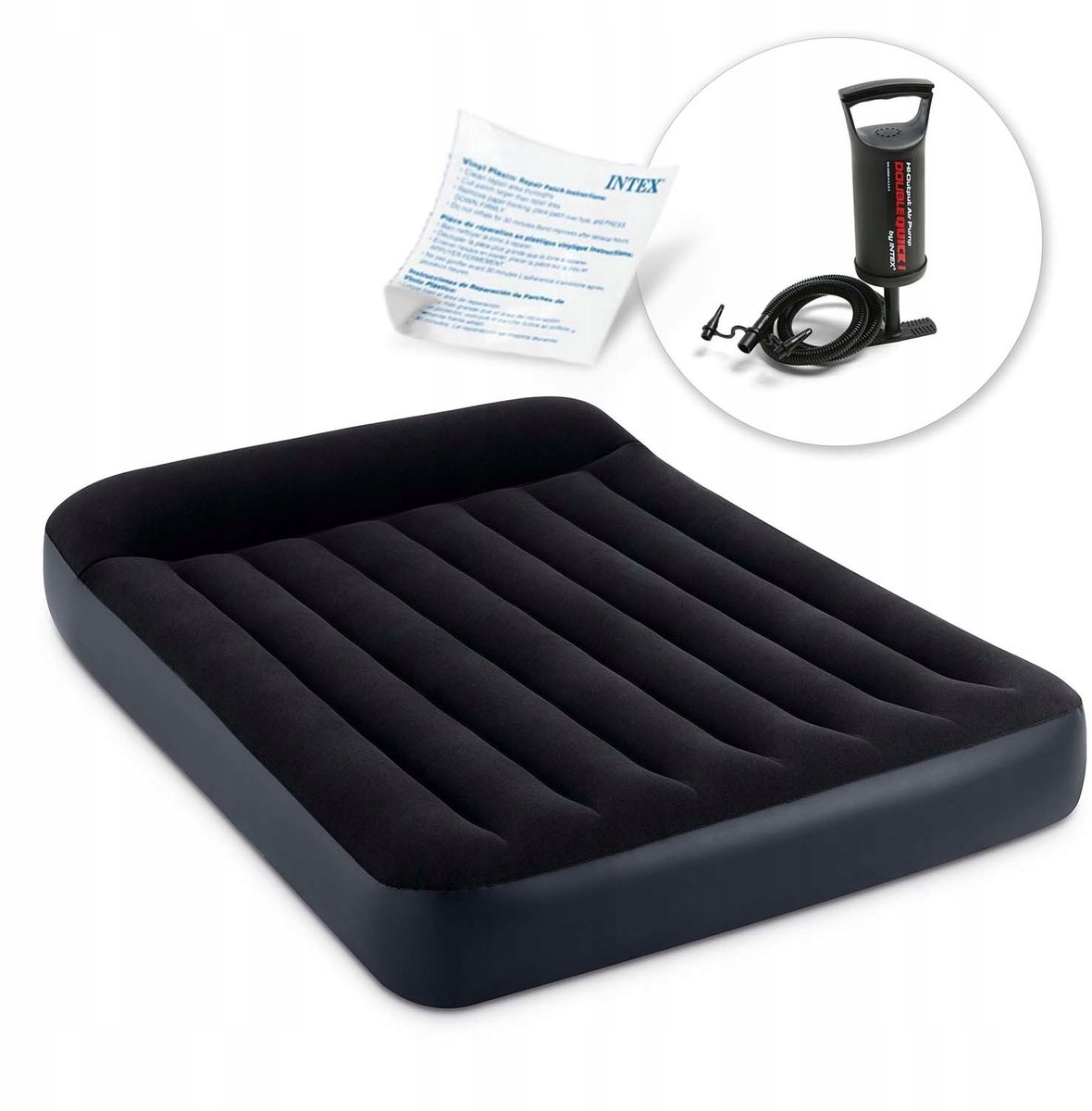 Intex Tweepersoons Luchtbed 191x137x25cm met Pomp