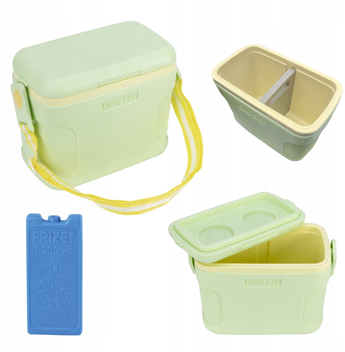 Pinnacle Cooler Case 8L Groen - Compacte koelbox met 2 vriezers