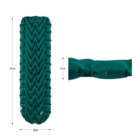 Nils Camp NC4005 Opblaasbare Kampeer-/Reismat - Compact en duurzaam van NILS CAMP — afbeelding 3