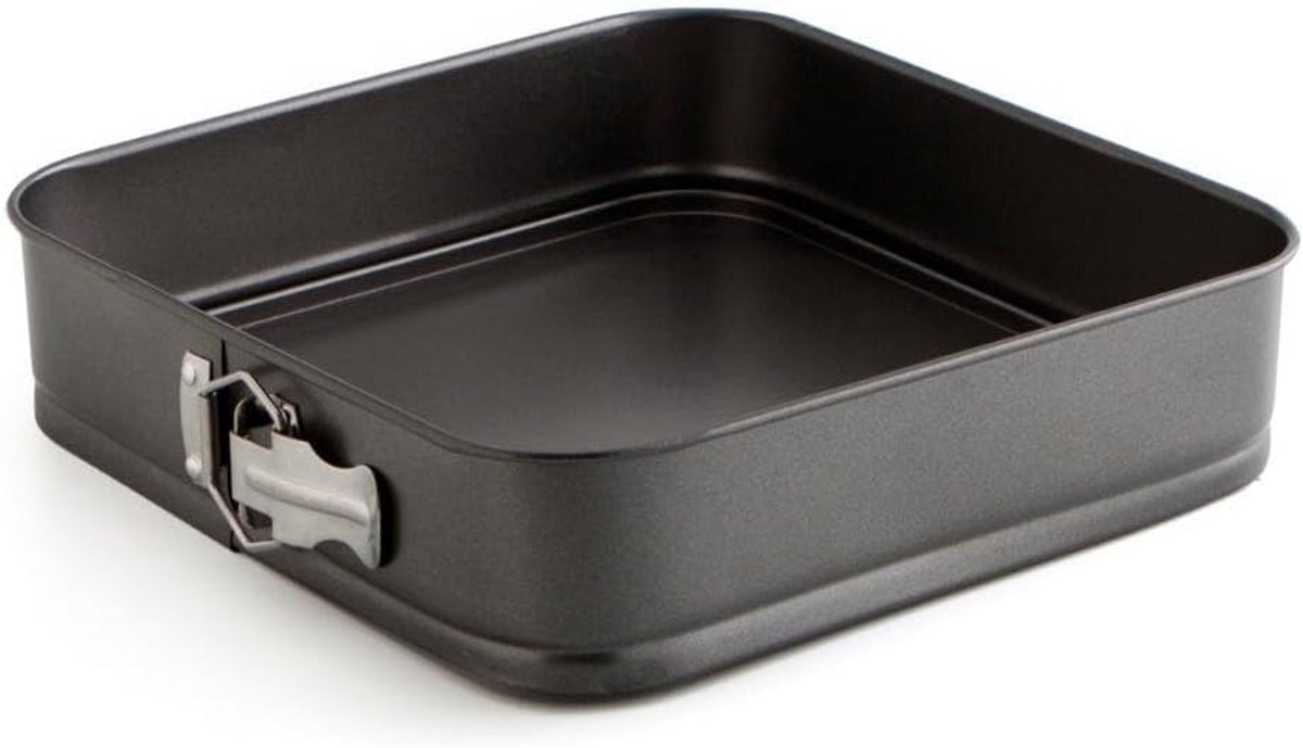 Vierkante Springvorm voor Cakes en Taarten 28 cm Zwart