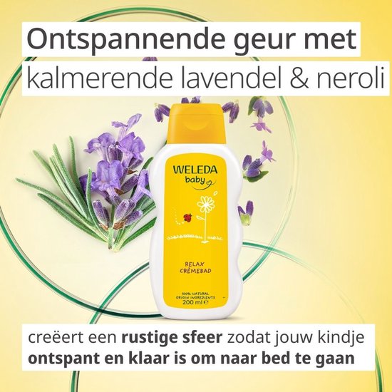 Weleda Calendula Relax Crèmebad - 200ml van WELEDA — afbeelding 5