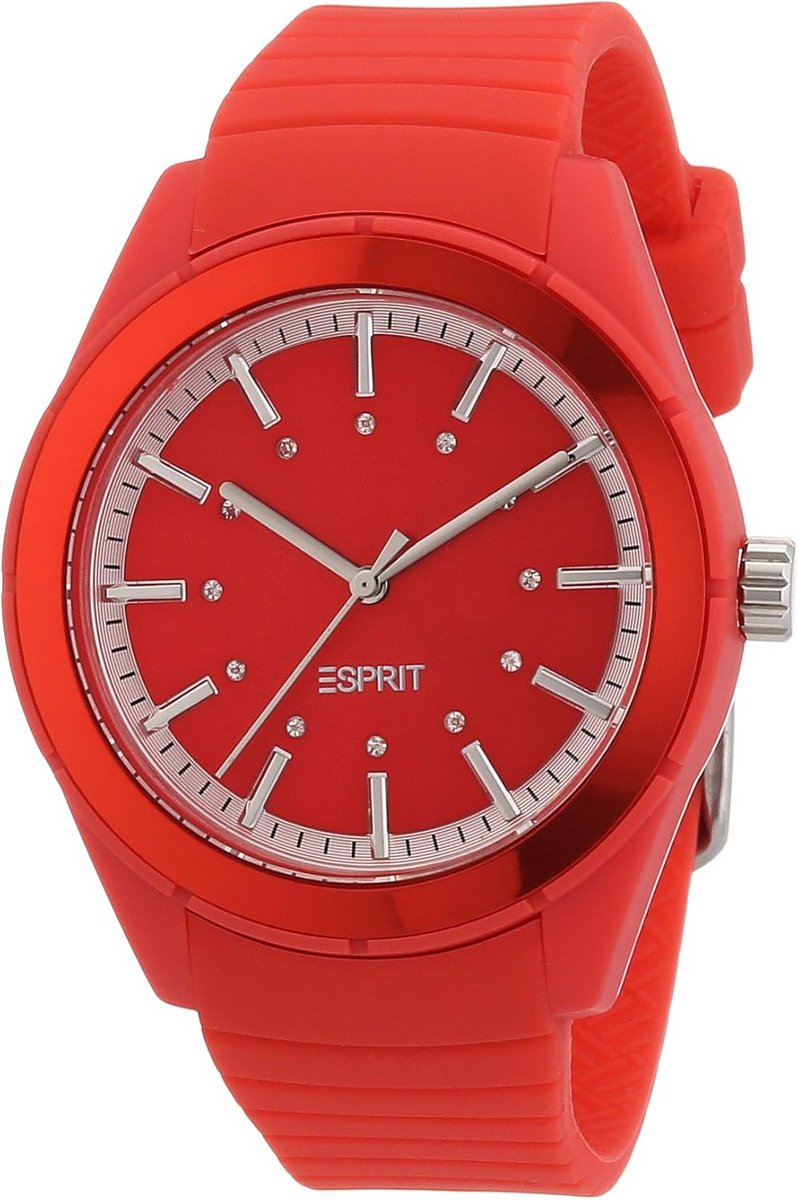 Uniseks Analoge Polshorloge met Zwarte Silicone Armband - Waterbestendig 3 ATM