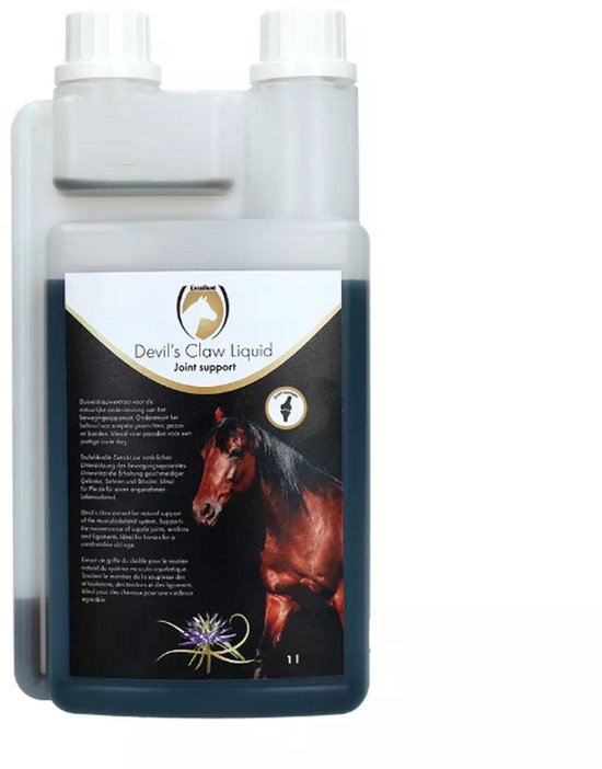 Hofman Animal Care Duivelsklauw - 1L - Voedingssupplement voor Paarden - Ondersteunt soepele gewrichten - Paardenverzorging - Supplement Paard Hofman Animal Care Duivelsklauw - 1L - Voedingssupplement voor Paarden - Ondersteunt soepele gewrichten - Paardenverzorging - Supplement Paard