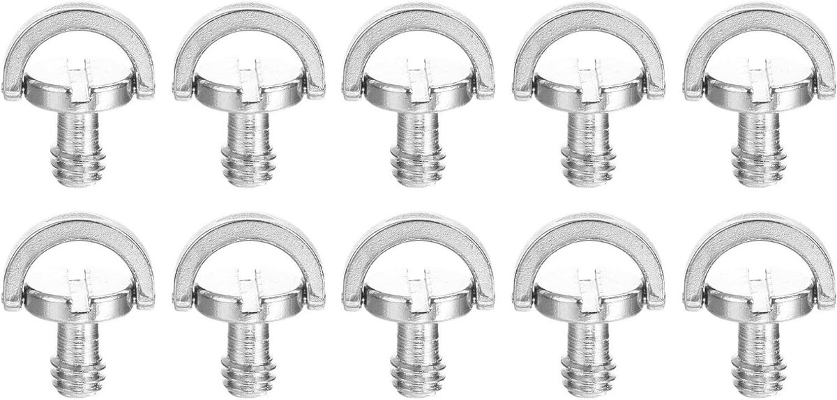 Ronte - Camera schroefset voor statief, monopod en flitslicht - 10 stuks