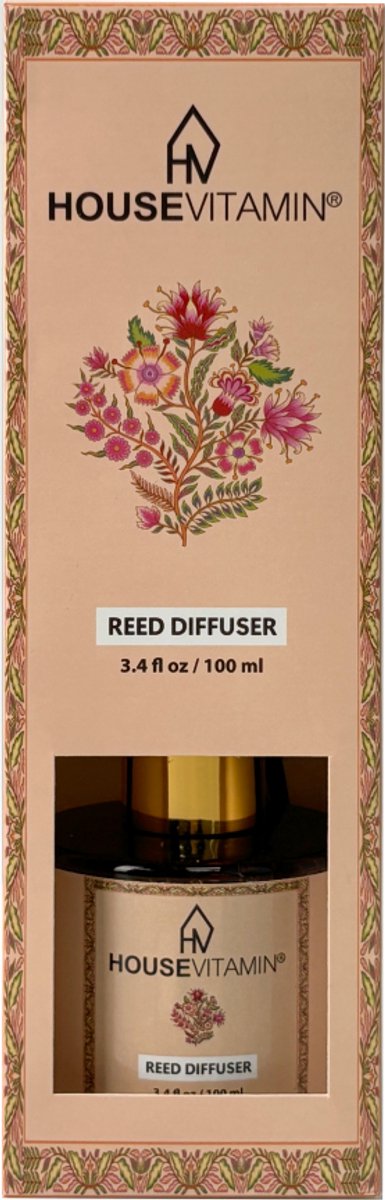 Reed Diffuser Geurstokjes 100ml – Amber – Luxe Geurverspreider van Glas met Zwarte Stokjes – Fris & Vrolijk Design – Langdurige Geur – Perfect Cadeau voor Elke Gelegenheid — cadeau in Wonen & Interieur - foto 2
