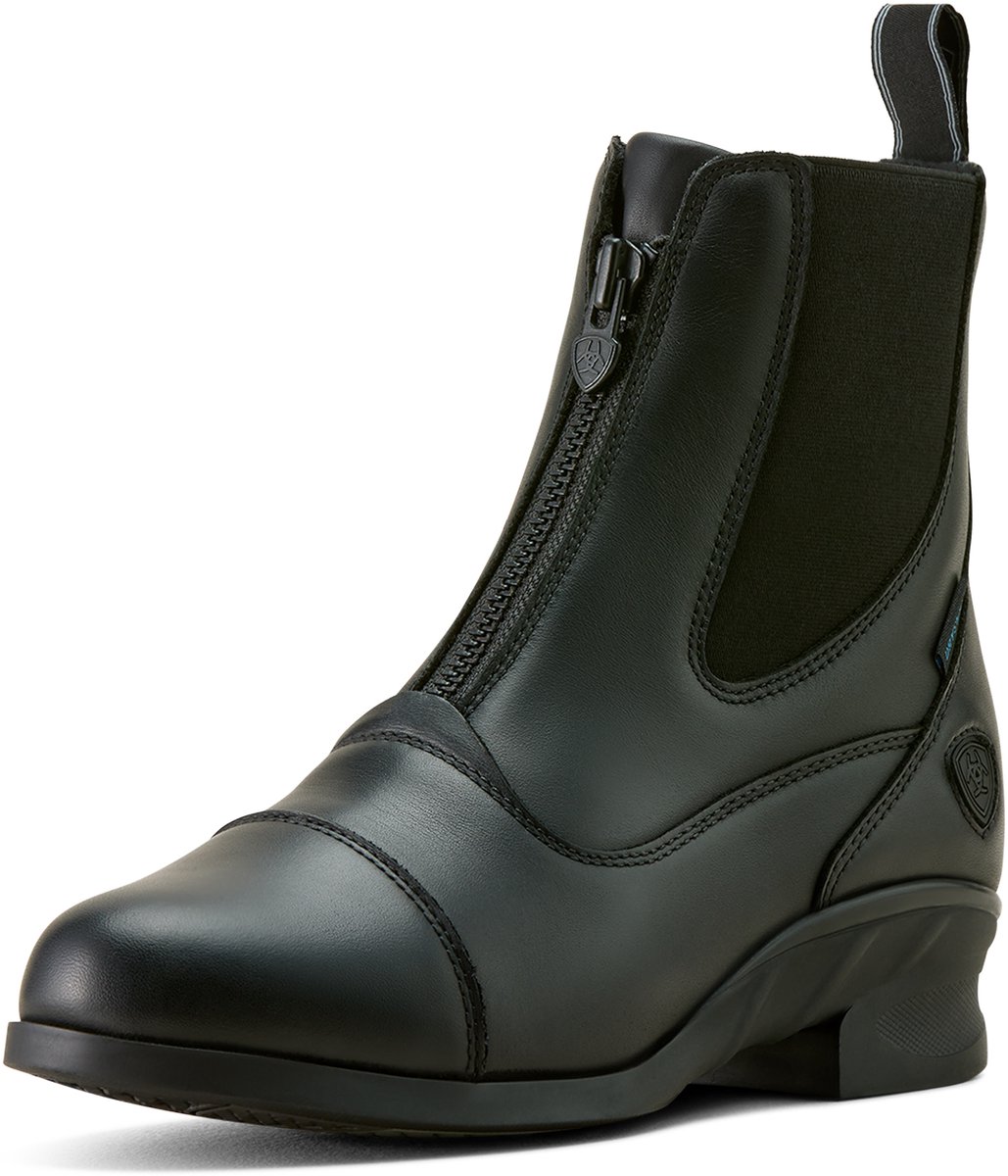 ARIAT HERITAGE ZIP WATERPROOF PADDOCK RIJSCHOEN DAMES Zwart