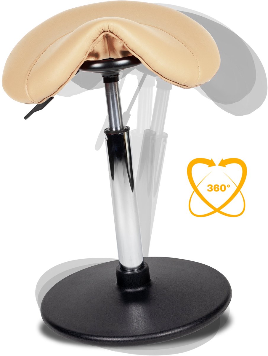 Ergonomische Balanskruk Beige Standaard (50-68cm)