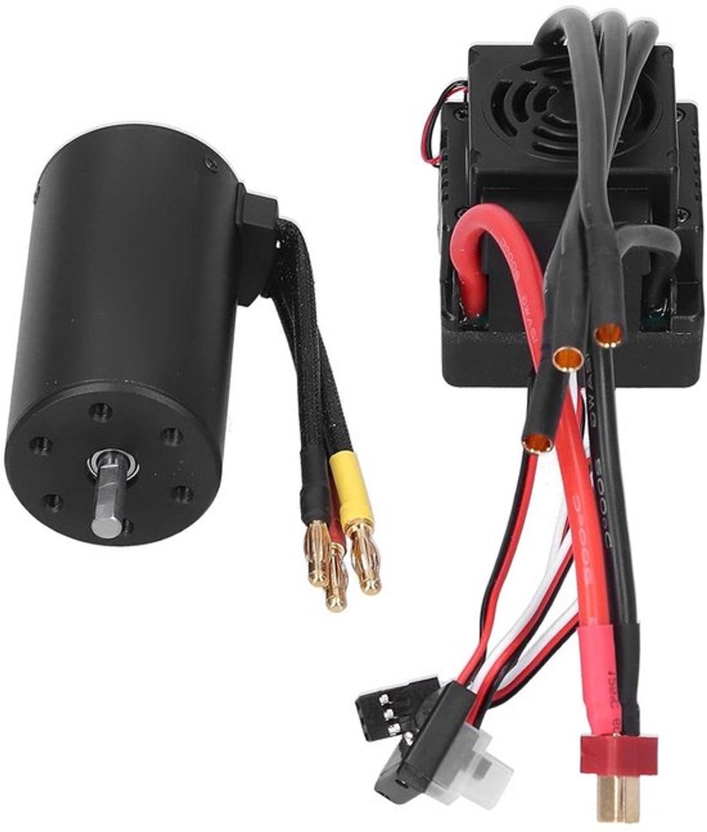 Borstelloze motor en Esc 2650KV voor 1/8 RC-auto