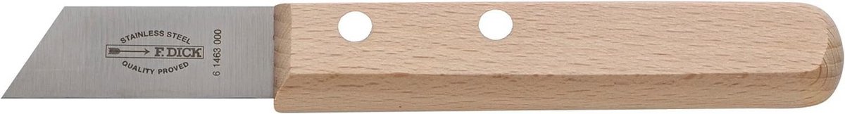 Montage-/kabelmes - 17,5 cm - Roestvrij staal - Houten handvat - 0,05 kg
