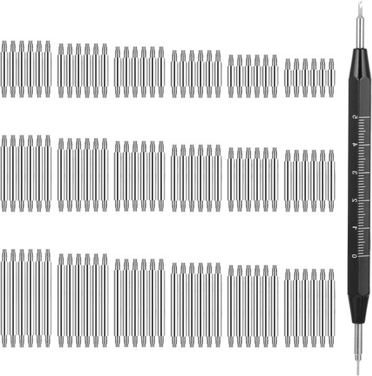 Veerpennen metalen horlogeband gereedschap - horloge-verwijderaar - reparatiegereedschap voor horlogebandjes - schakelpinnen - horlogereparatieset