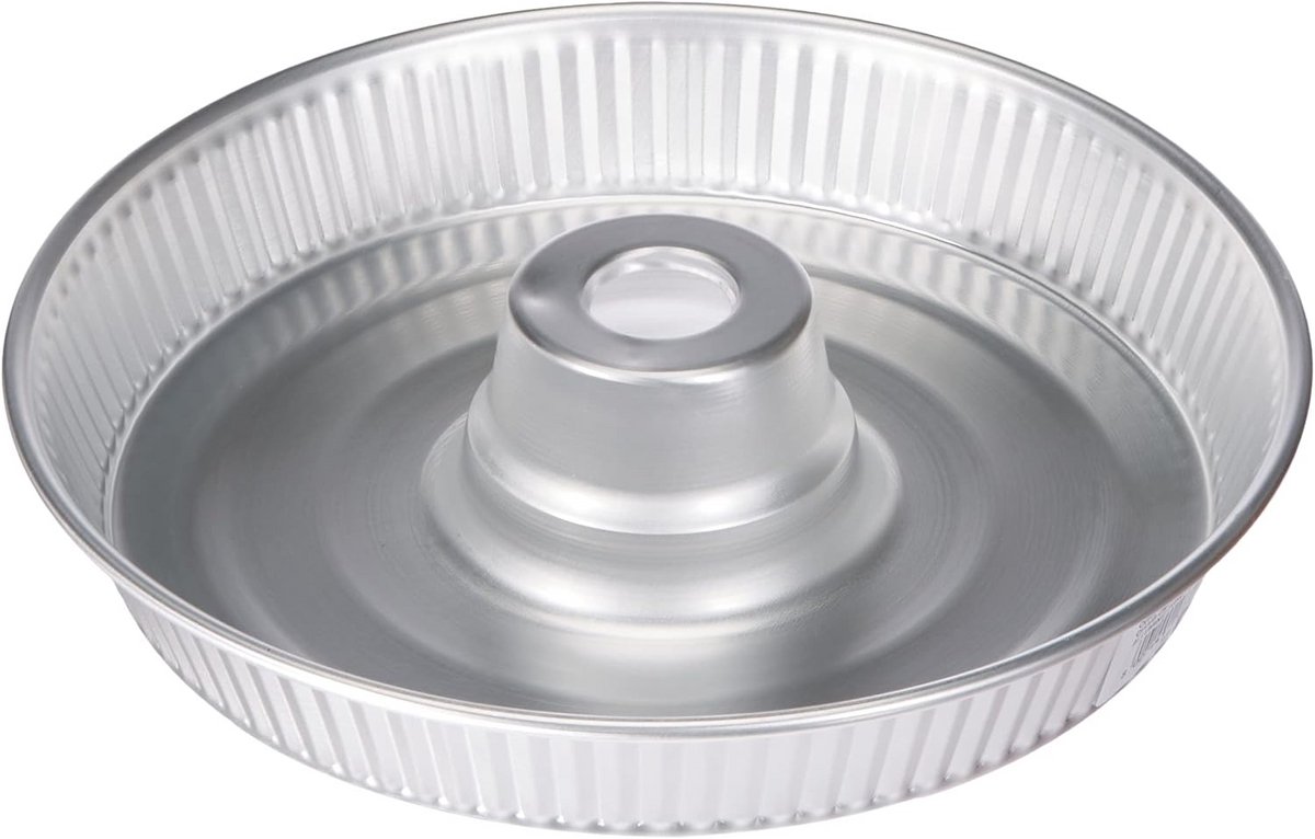Aluminium donutvorm 28 cm - grijze bakvorm voor perfecte donuts