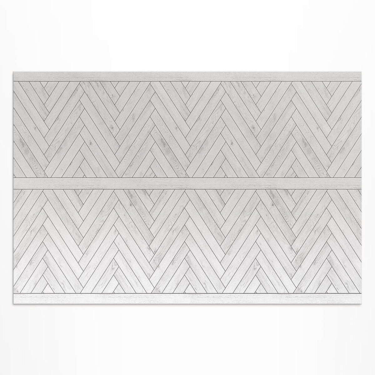 Wallfluent Vinyl Buitenkleed - Buiten Tapijt Visgraatplanken, Licht Parket - 60 x 90 cm -