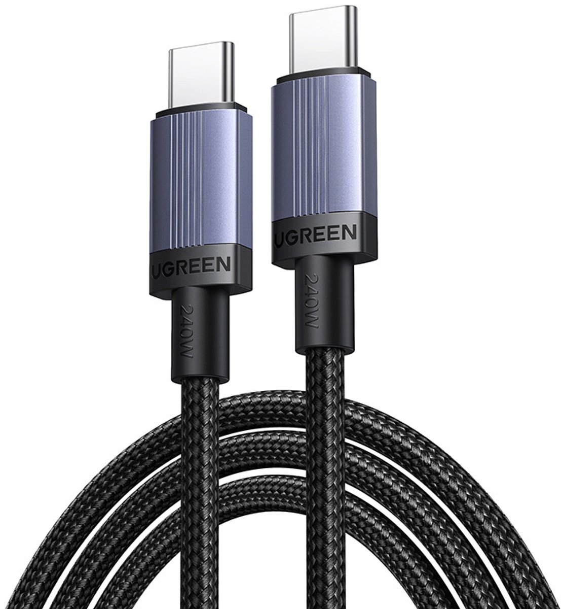 Ugreen Usb-C Naar Usb-C Kabel 240W 2M Voor Telefoons Computers Snel